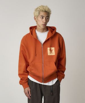 HEMP 집업 후드티 Burnt Orange