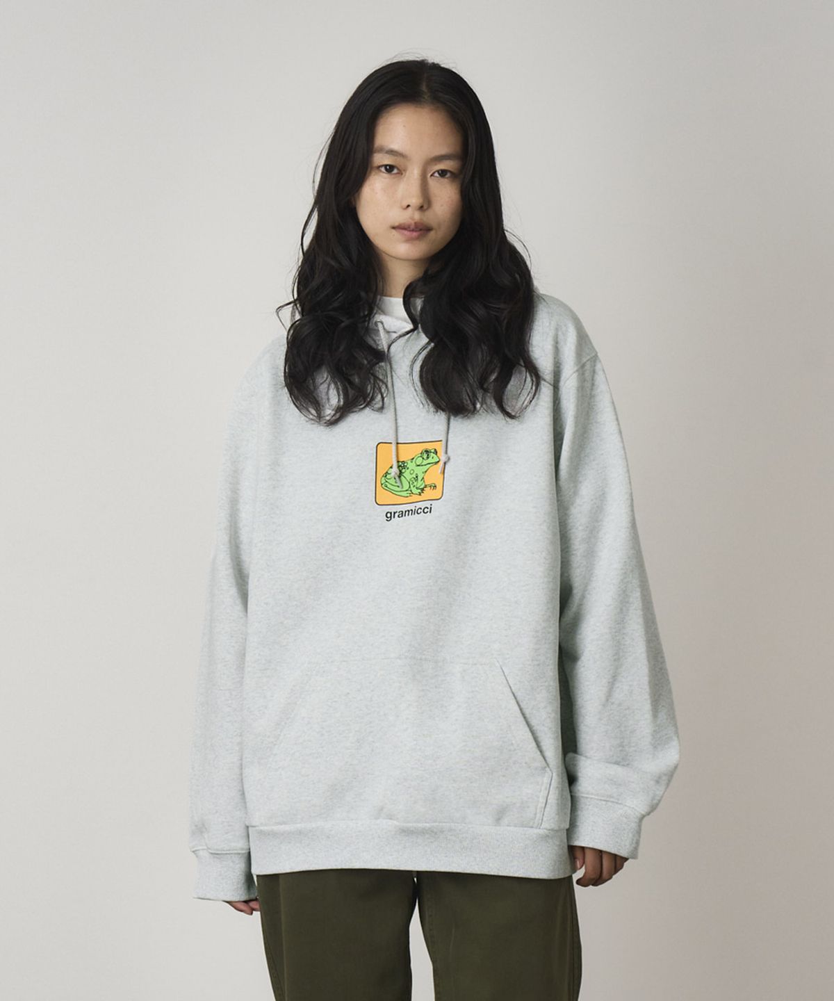 그라미치(GRAMICCI) TOAD 후드티 Heather Ash