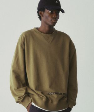 LM LOGO POINT SWEATSHIRTS (MUSTARD)