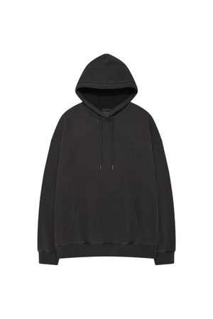 LM LOGO HOOD COLOR BLOCK TS (CHARCOAL)