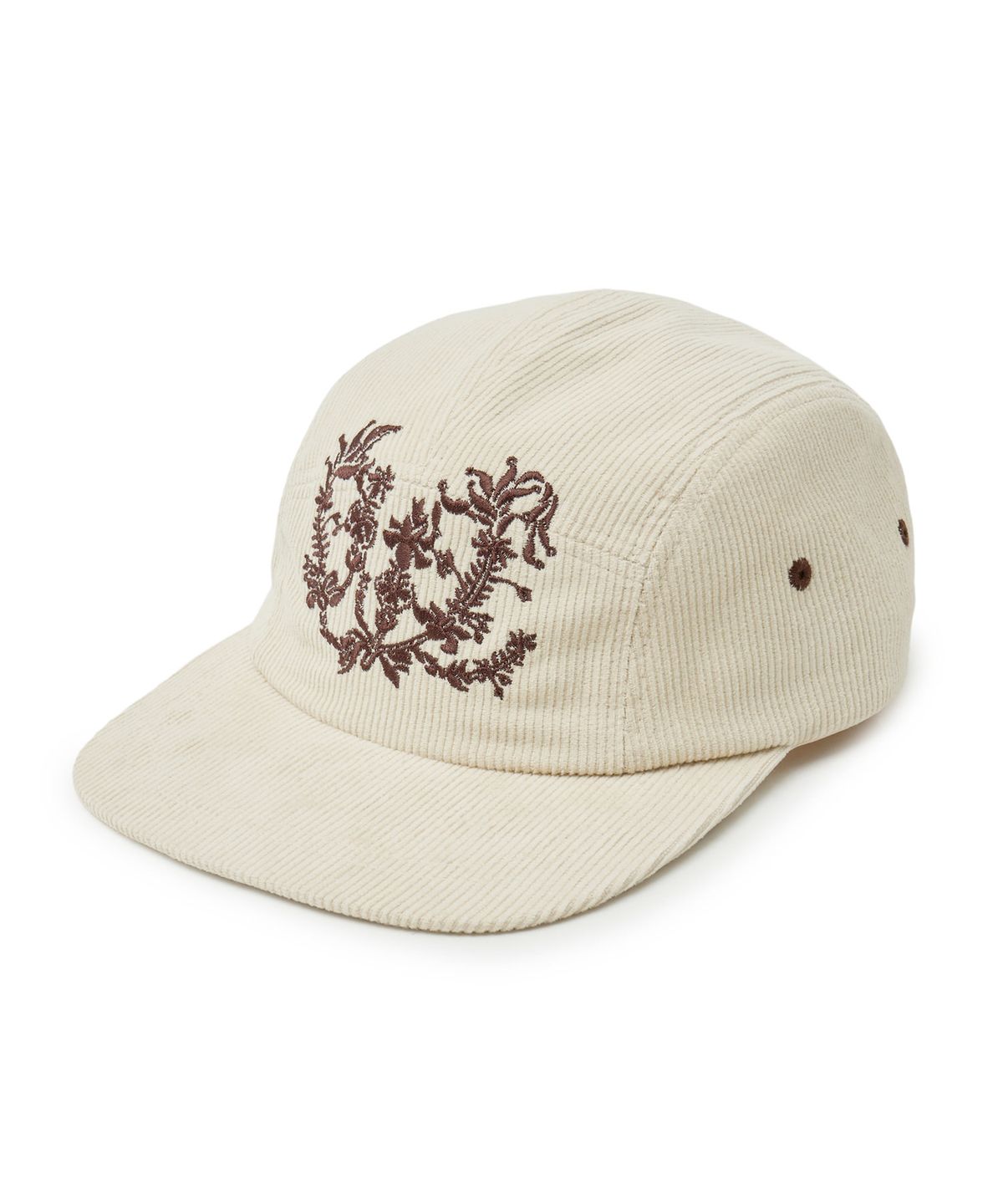 브라운브레스(BROWNBREATH) CORDUROY CAMP CAP - IVORY