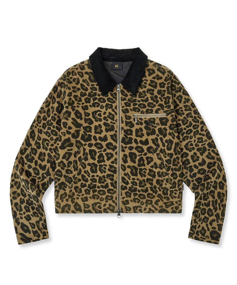 W CORDUROY WORK JACKET - BEIGE