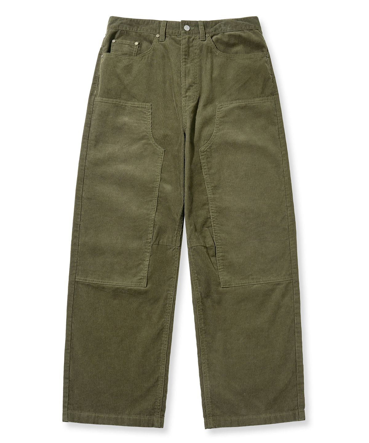 브라운브레스(BROWNBREATH) DOUBLE KNEE CORDUROY PANTS - KHAKI