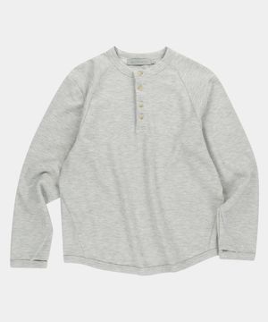 커브드 와플 헨리넥 [멜란지그레이]