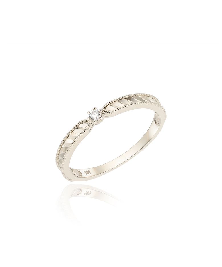로렛 슬래시 14K 골드 여성 커플링 LRW25007G