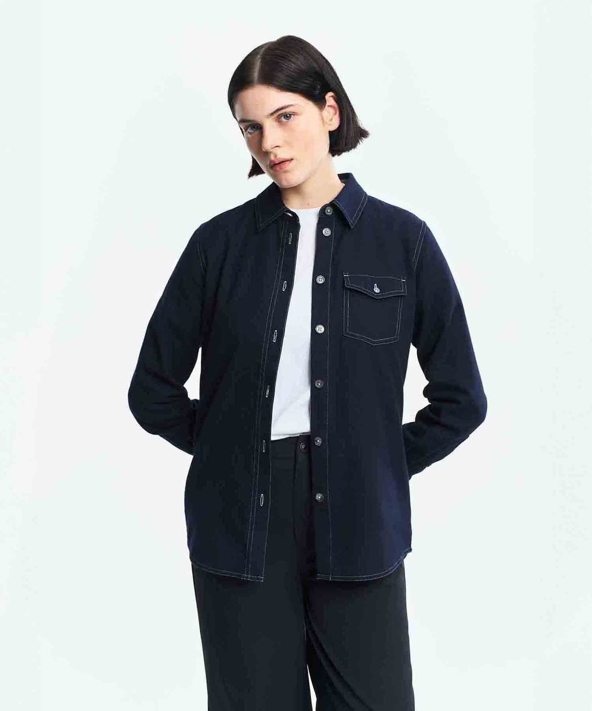 에이글(Aigle) 여성 THERMOLITE 롱 슬리브 셔츠 AAW25WSHI001EMP