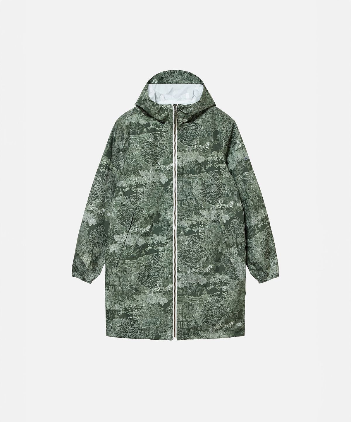 에이글(Aigle) Aigle x MNHN RAINPACK 90: UNISEX 패커블 워터프루프 롱자켓 AIW25UOUT003APM