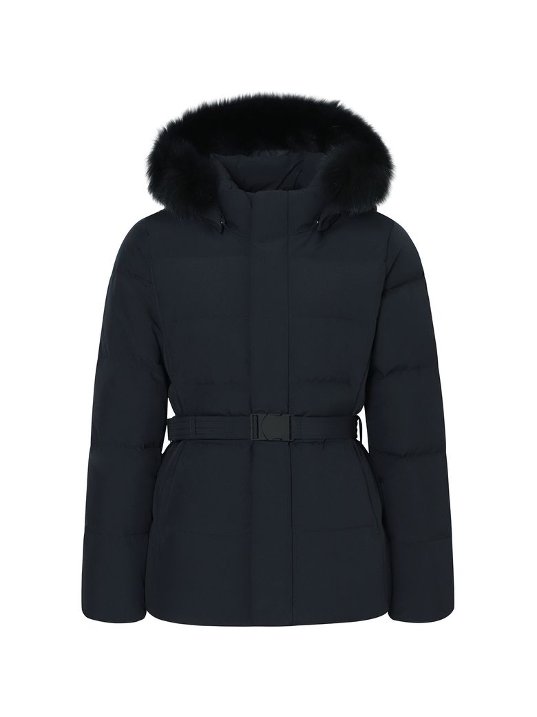 BOOST_데이지(DAISY) FUR 미들 다운 W_Dark Navy