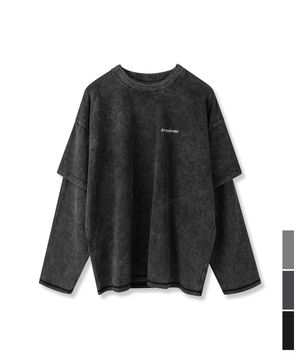 Ink Drop Layered T-shirt_3Colors