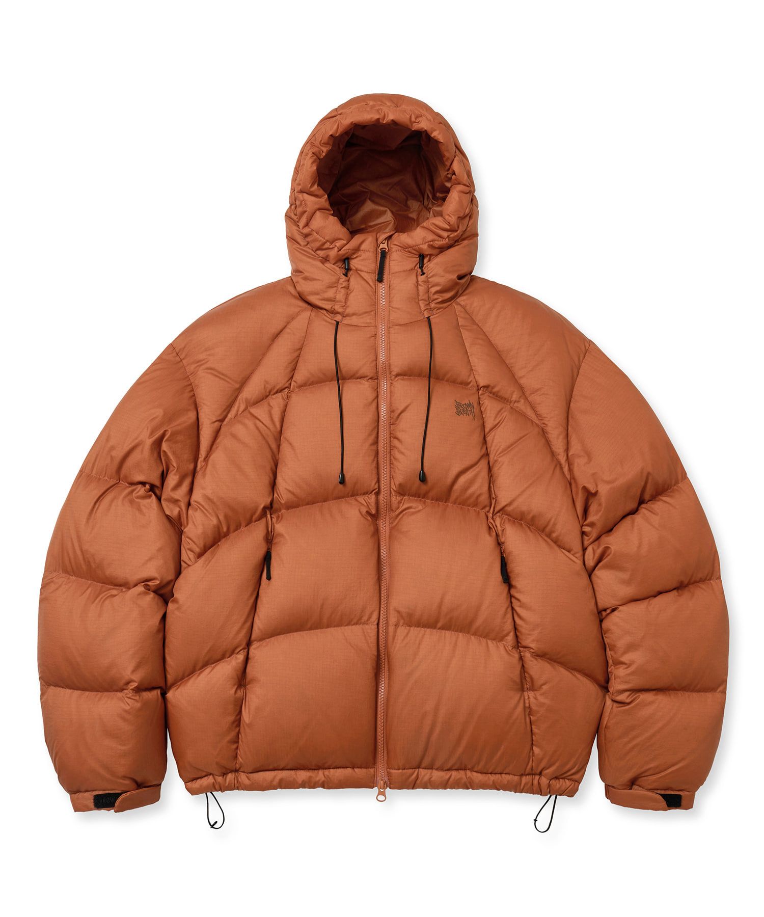 MUSINSA公式 | BROWNBREATH TAG PUFFER PADDING JUMPER - ORANGE