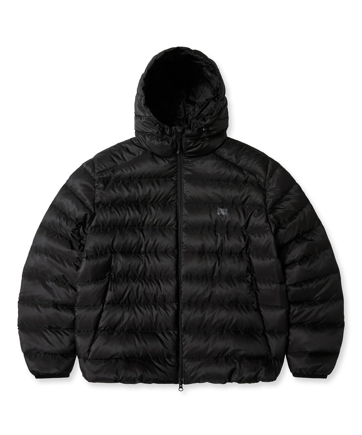 브라운브레스(BROWNBREATH) PANELED LIGHT DOWN JACKET - BLACK