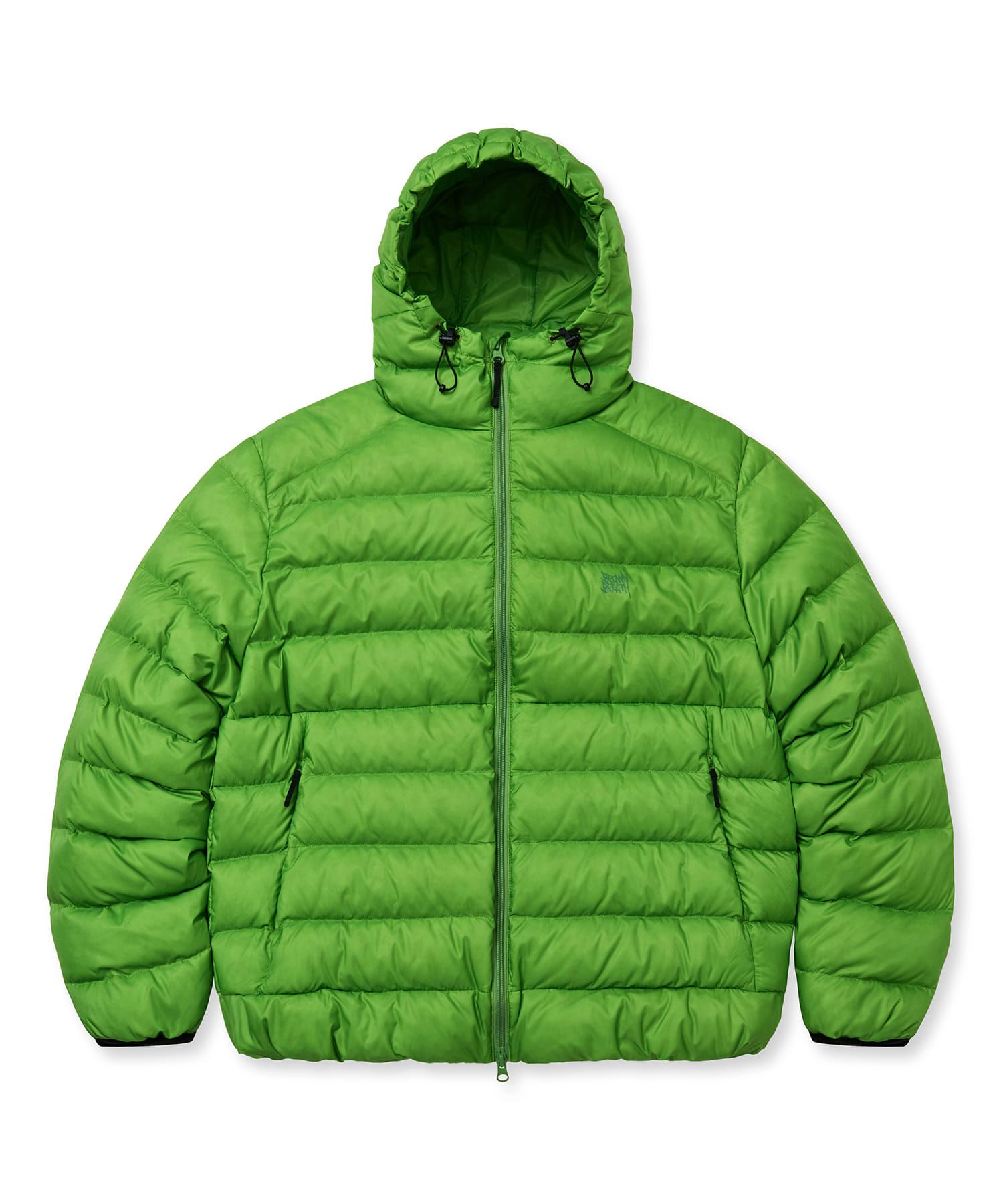 MUSINSA公式 | BROWNBREATH PANELED LIGHT DOWN JACKET - GREEN