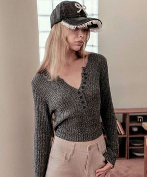 Back Strap Ribbed Top