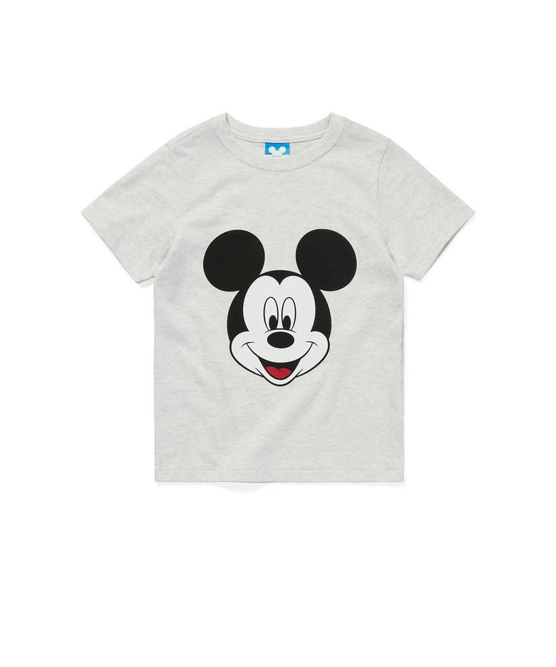 TNT_Mickey_Kids Tee Light Heather Grey