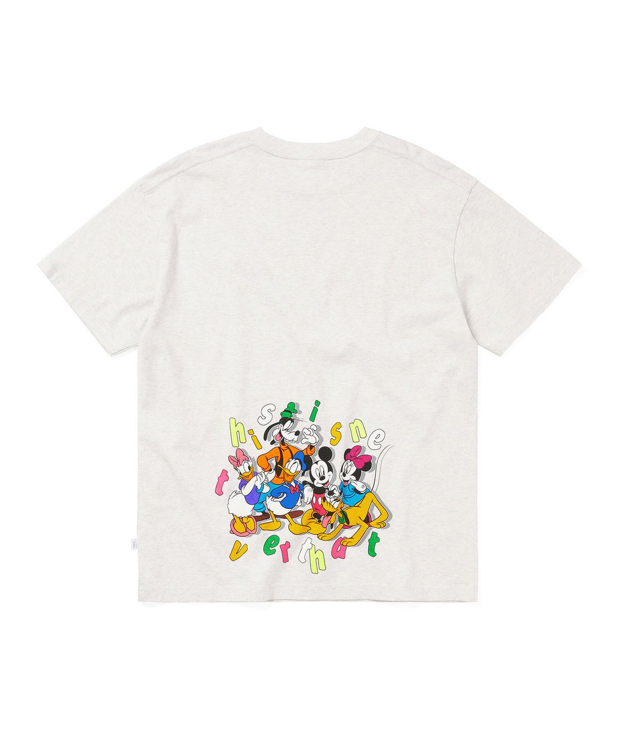 디스이즈네버댓(THISISNEVERTHAT) TNT_Mickey_Friends Tee Light Heather Grey