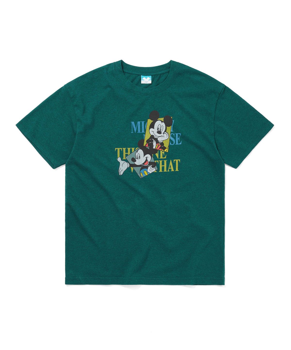 디스이즈네버댓(THISISNEVERTHAT) TNT_Mickey_Frame Tee Forest