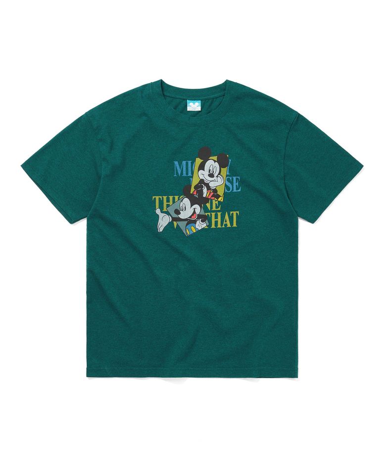 TNT_Mickey_Frame Tee Forest