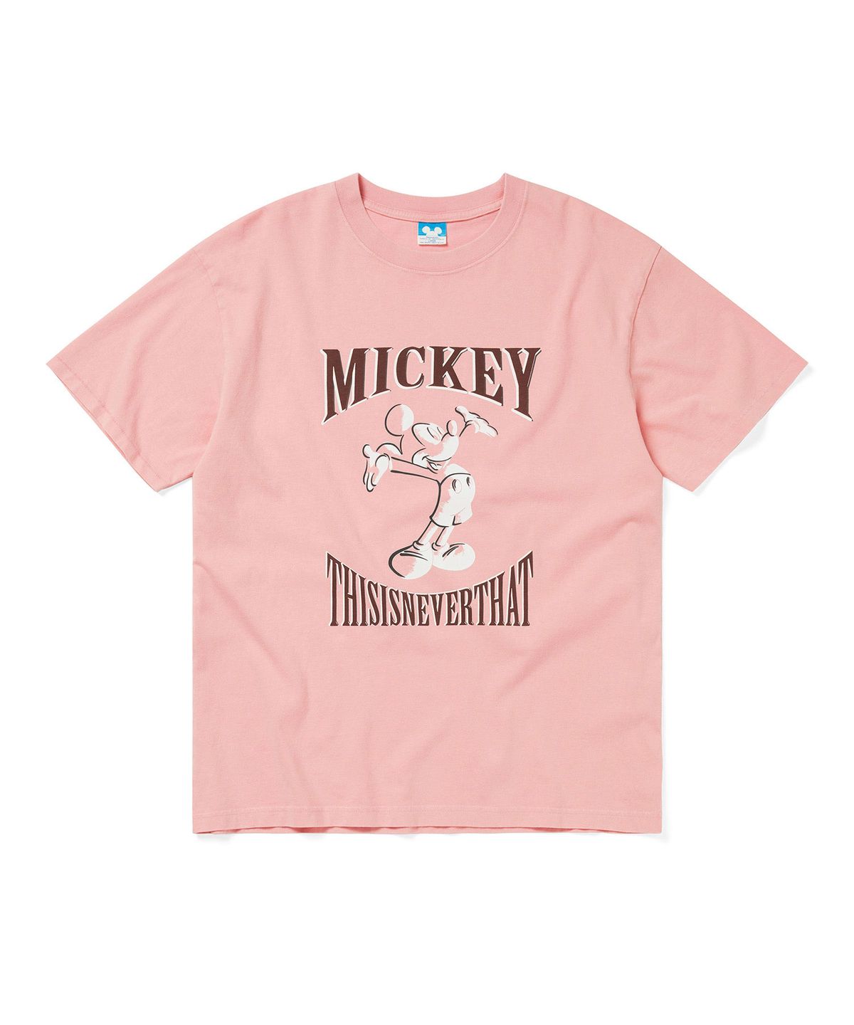 디스이즈네버댓(THISISNEVERTHAT) TNT_Mickey_Open Arms Tee Pink
