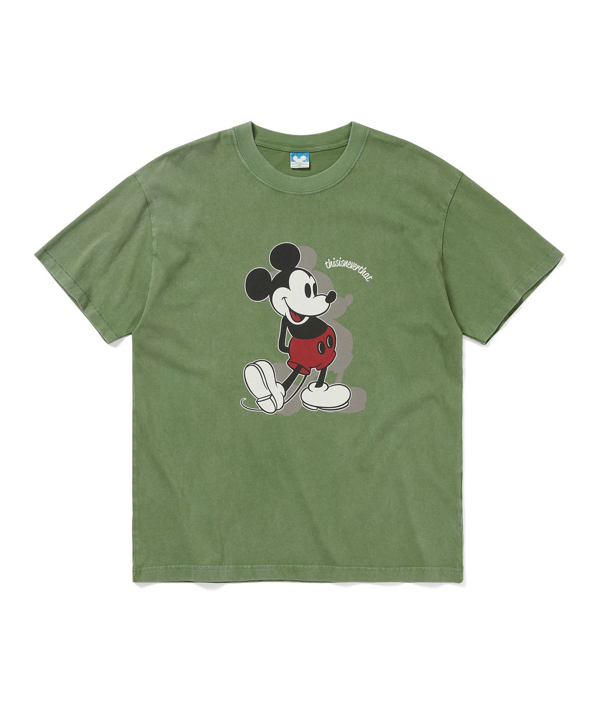 디스이즈네버댓(THISISNEVERTHAT) TNT_Mickey_Classic Tee Green