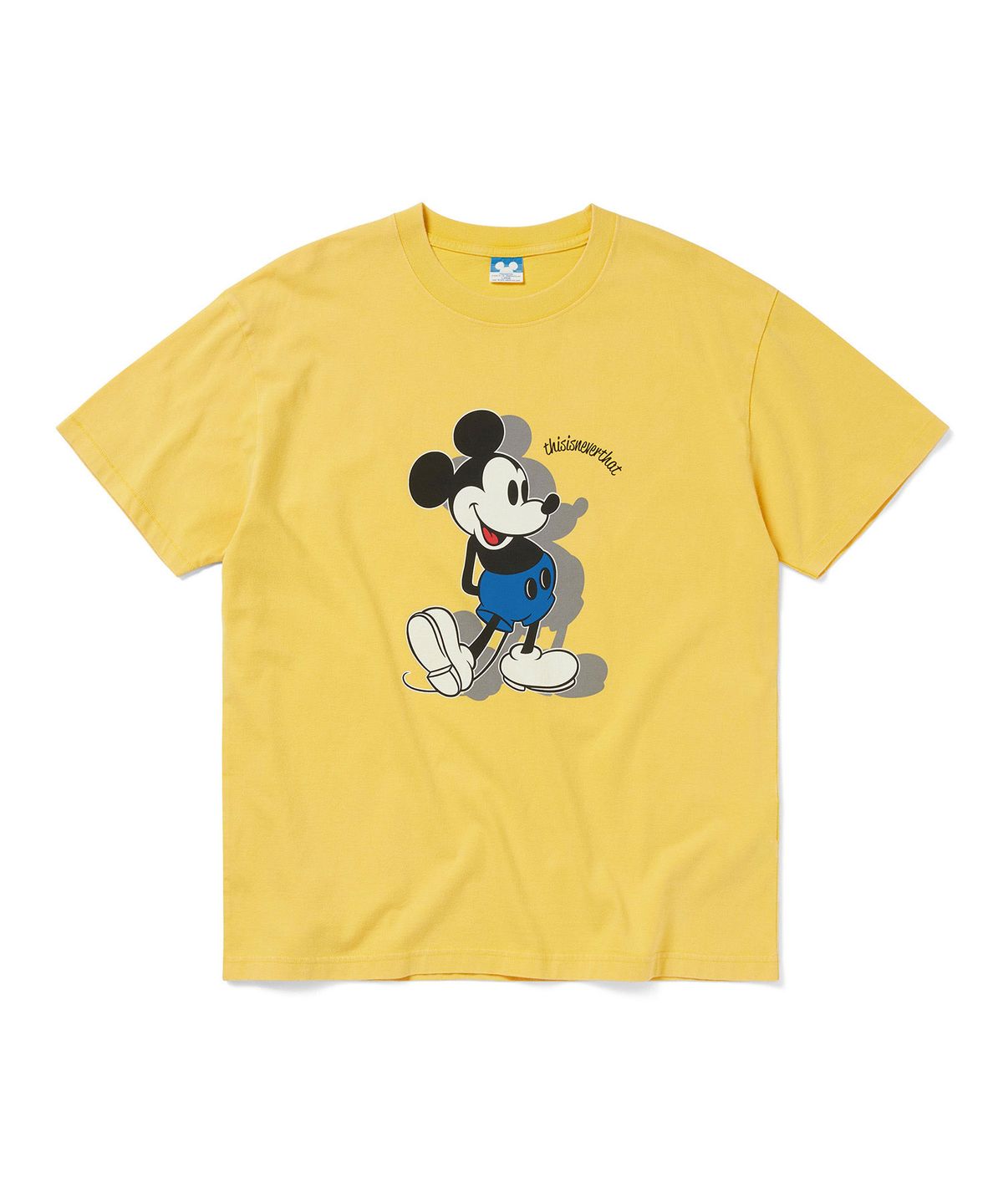 디스이즈네버댓(THISISNEVERTHAT) TNT_Mickey_Classic Tee Yellow