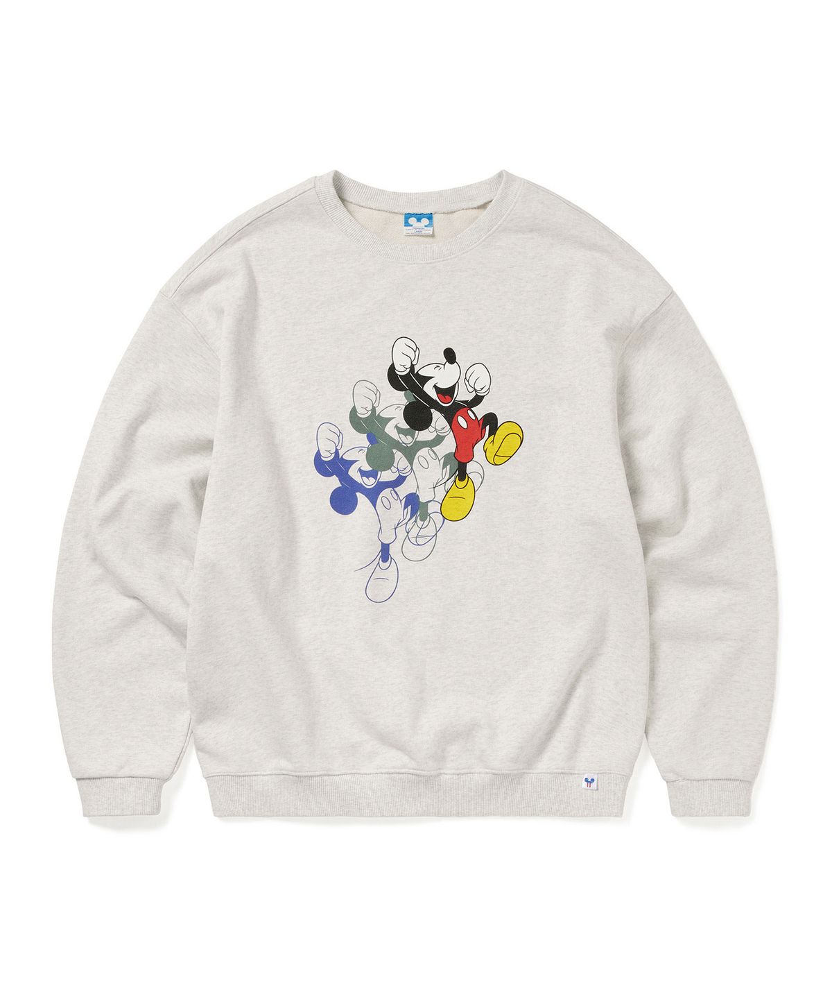 디스이즈네버댓(THISISNEVERTHAT) TNT_Mickey_Bounce Crewneck Light Heather Grey