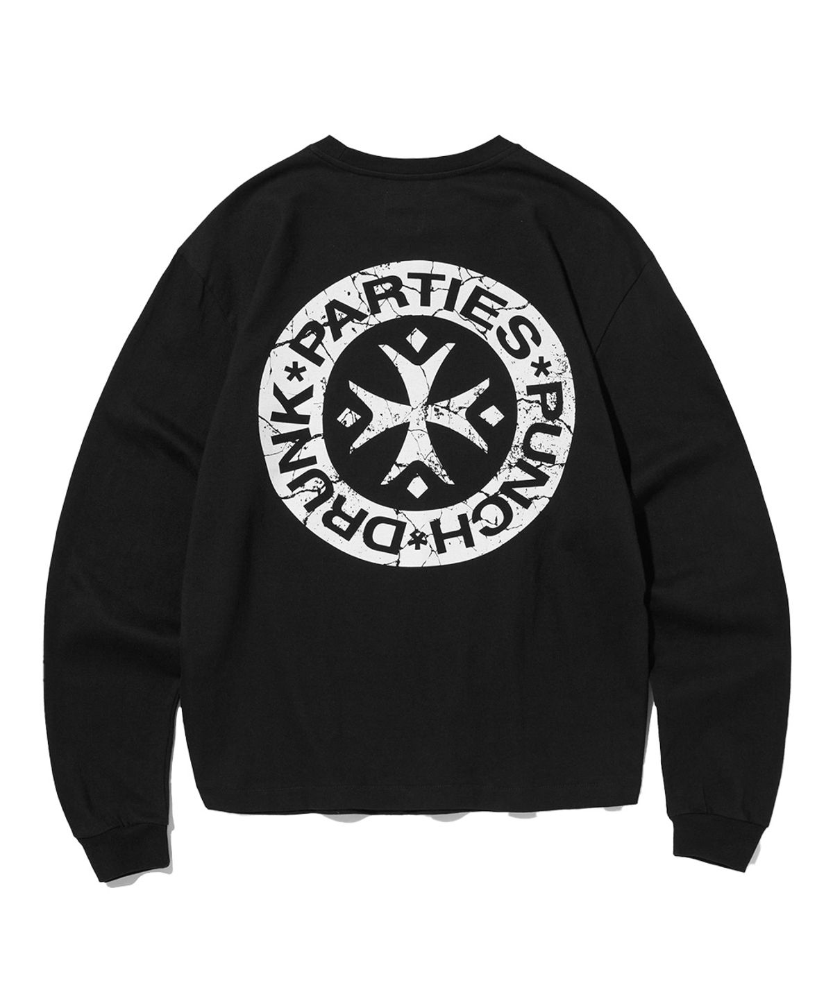 펀치드렁크파티즈(PUNCH DRUNK PARTIES) Hurt Logo Long Sleeve (BLACK)