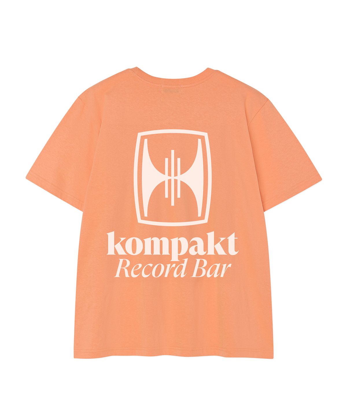 콤팩트 레코드 바(KOMPAKT RECORD BAR) KRB Big Logo T-shirt - Orange