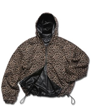 리버시블 호피집엎 브라운