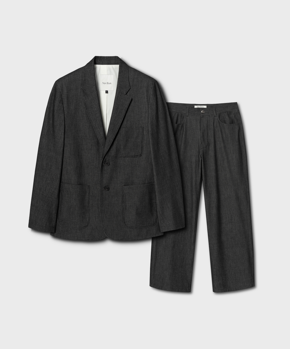 넌블랭크(NONBLANK) DN 컴포트 셋업_DARK GREY