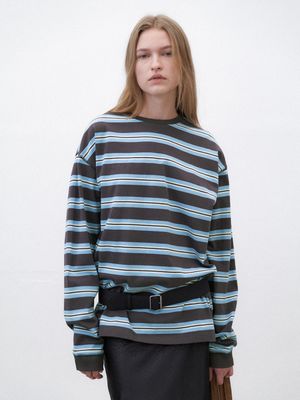 STRIPE RELAXED TEE(T-7127)