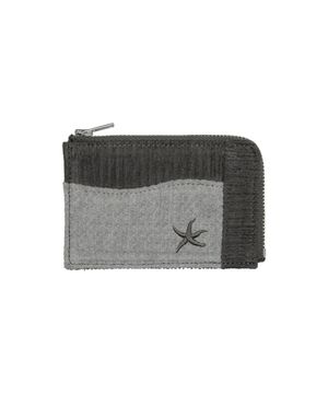 TCM waffle card wallet (charcoal)