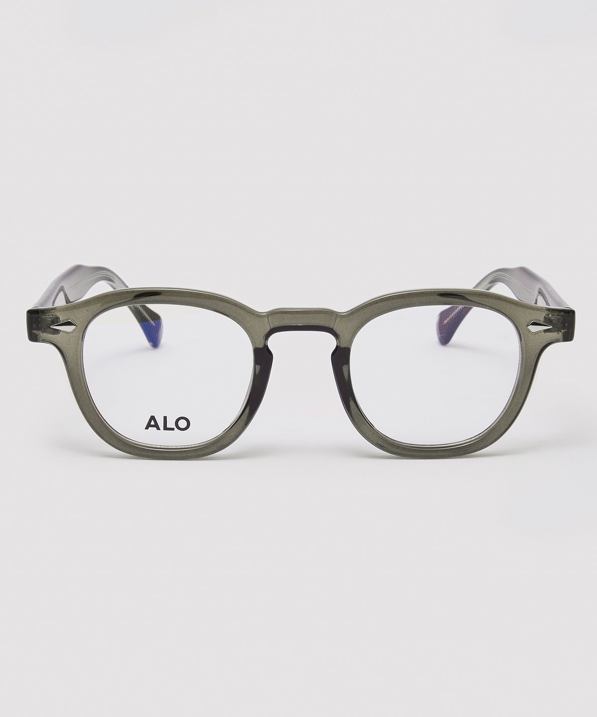 알로아이웨어(ALO EYEWEAR) [Essential] AL5501 1313G 아넬 프레임 카키 안경테 블루라이트 차단 렌즈 선택