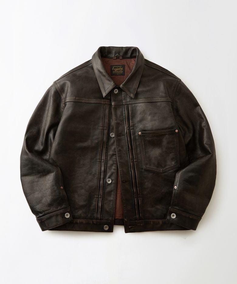 [아키즈 PICK] TEA-CORE COWHIDE W.W. II 1ST JACKET_VINTAGE BLACK