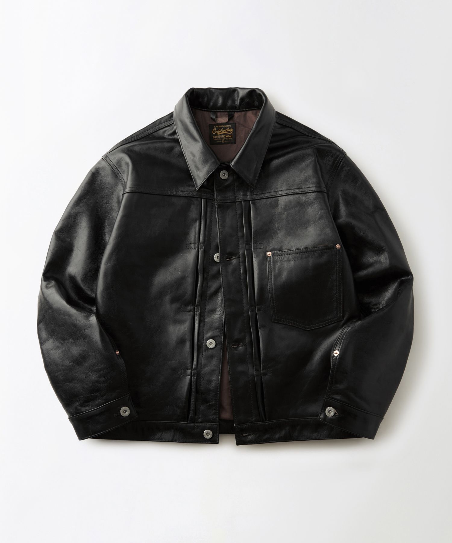 TEA-CORE LEATHER SPORTS JACKET_BLACK source detail 20