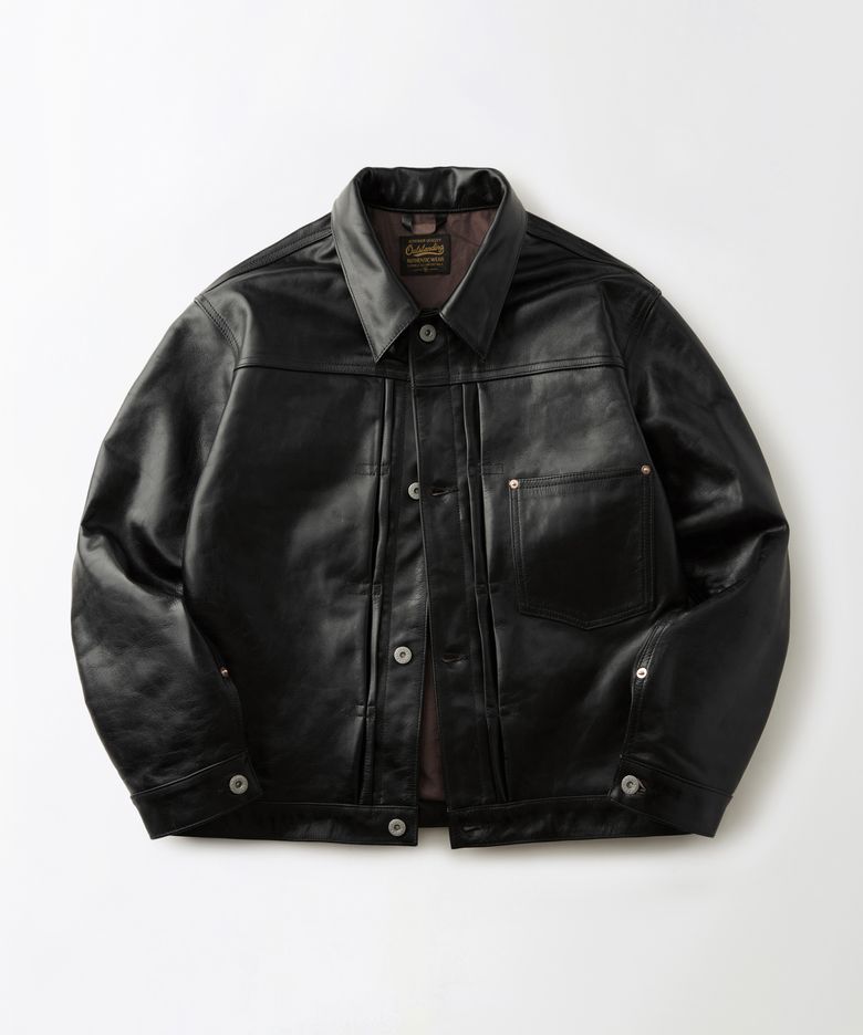 TEA-CORE LEATHER W.W. II 1ST JACKET_BLACK