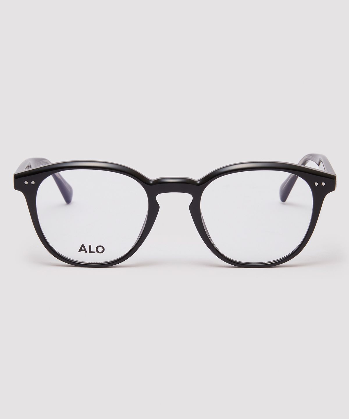 알로아이웨어(ALO EYEWEAR) [Essential] AL5502 0909G 세미오버라운드 블랙 안경테 블루라이트 차단 렌즈 선택