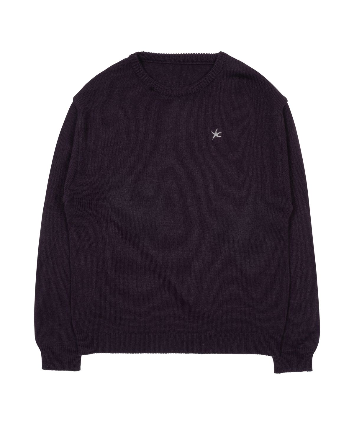 더콜디스트모먼트(THE COLDEST MOMENT) TCM starfish mini logo knit (purple)