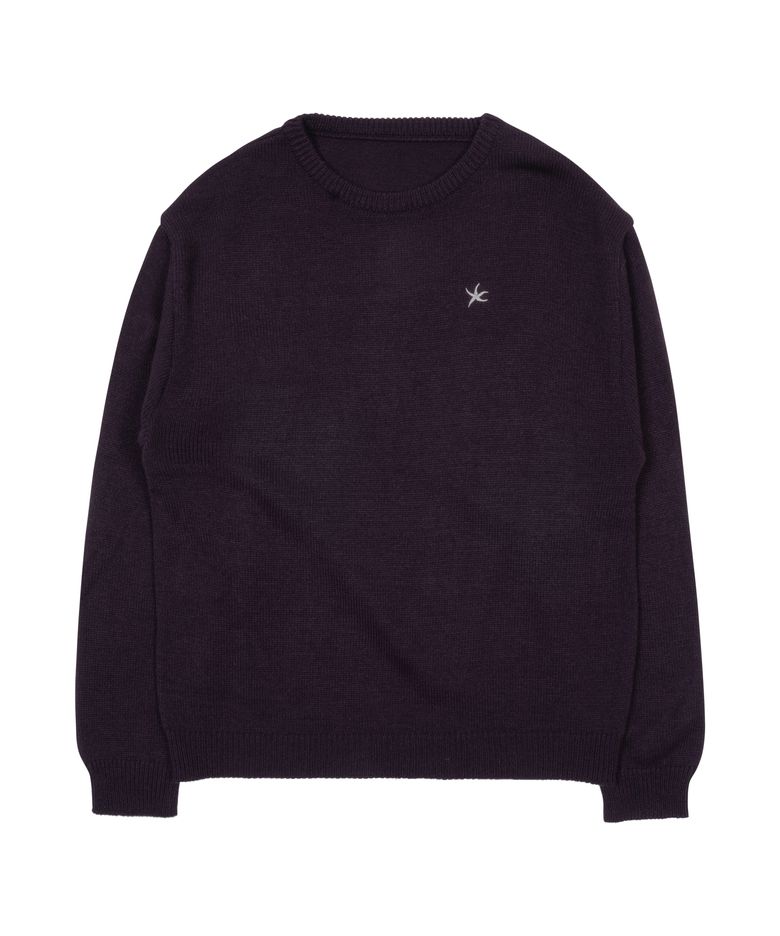 TCM starfish mini logo knit (purple)