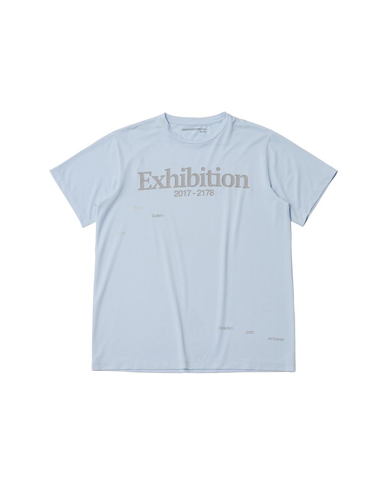 EXHIBITION GRAPHIC RUNNING T-SHIRT (SKY BLUE)