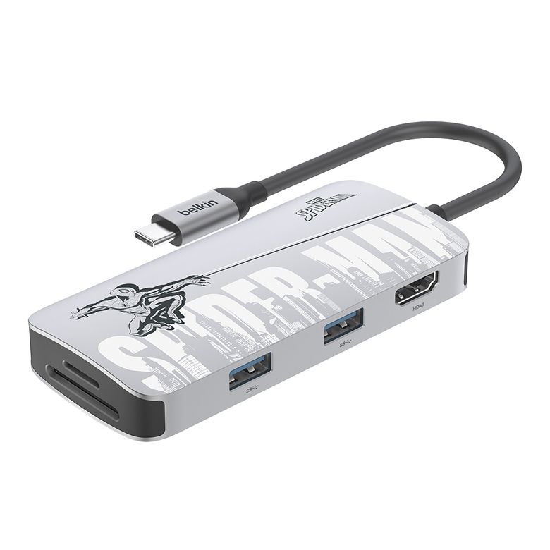 마블 스파이더맨 5in1 USB C타입 멀티 허브 AVC007qcMV