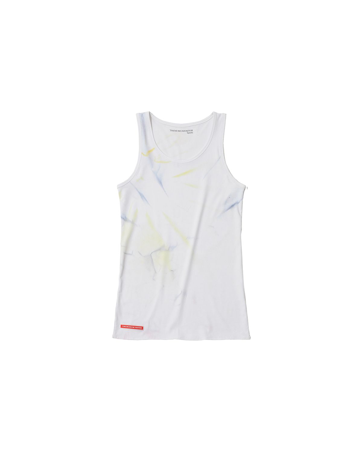 더뮤지엄비지터(THEMUSEUMVISITOR) SPRAYED TIEDYE SPORTS SLEVELESS (YELLOW)