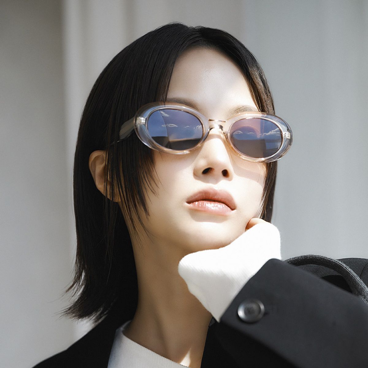 룩옵티컬(LOOKOPTICAL) 선글라스(LCS4325 LIGHTBROWN/P 52)