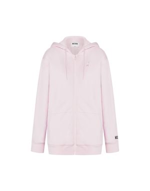 스몰 구스 코튼 후드집업 베이비핑크