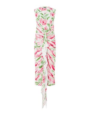 샌더슨 플라워 셔링 롱게트 맥시 드레스