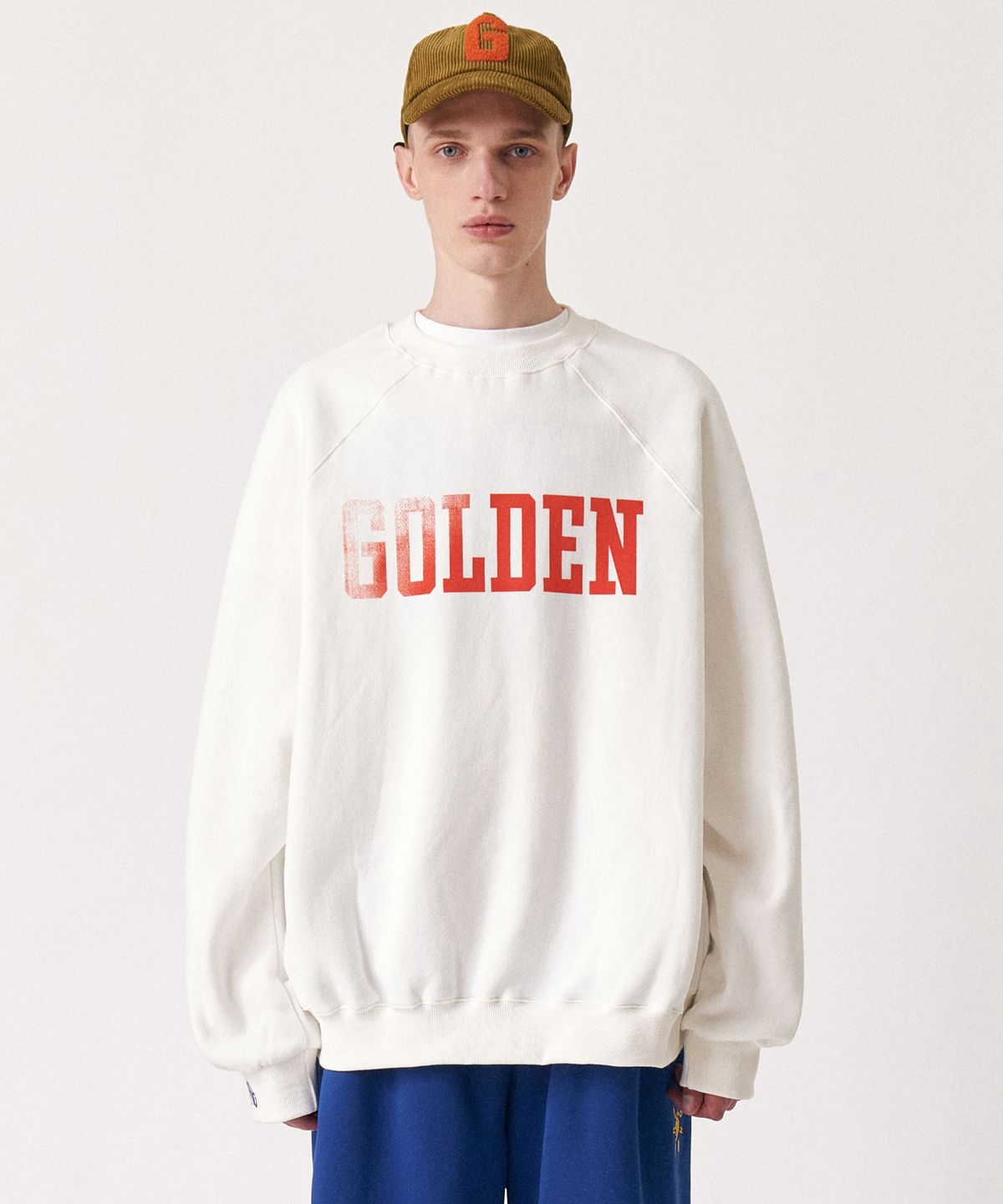 골든선샤인(GOLDEN SUNSHINE) Golden raglan sweatshirts_Ivory
