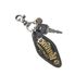 OGARP Metal Keyring Black
