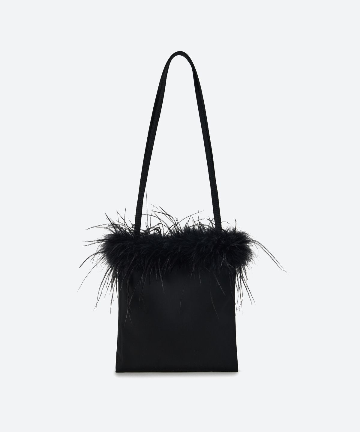 문선 아카이브(MOONSUN ARCHIVE) Ostrich Hair Shoulder Bag / Black
