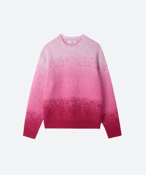 M.C UNISEX, Gradation Hairy Knit / Pink