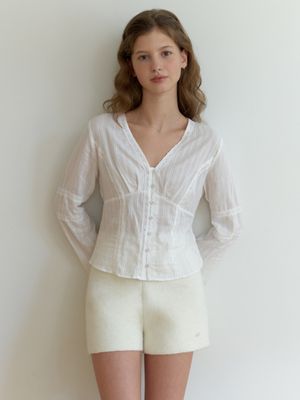 Pitta lace blouse (white)