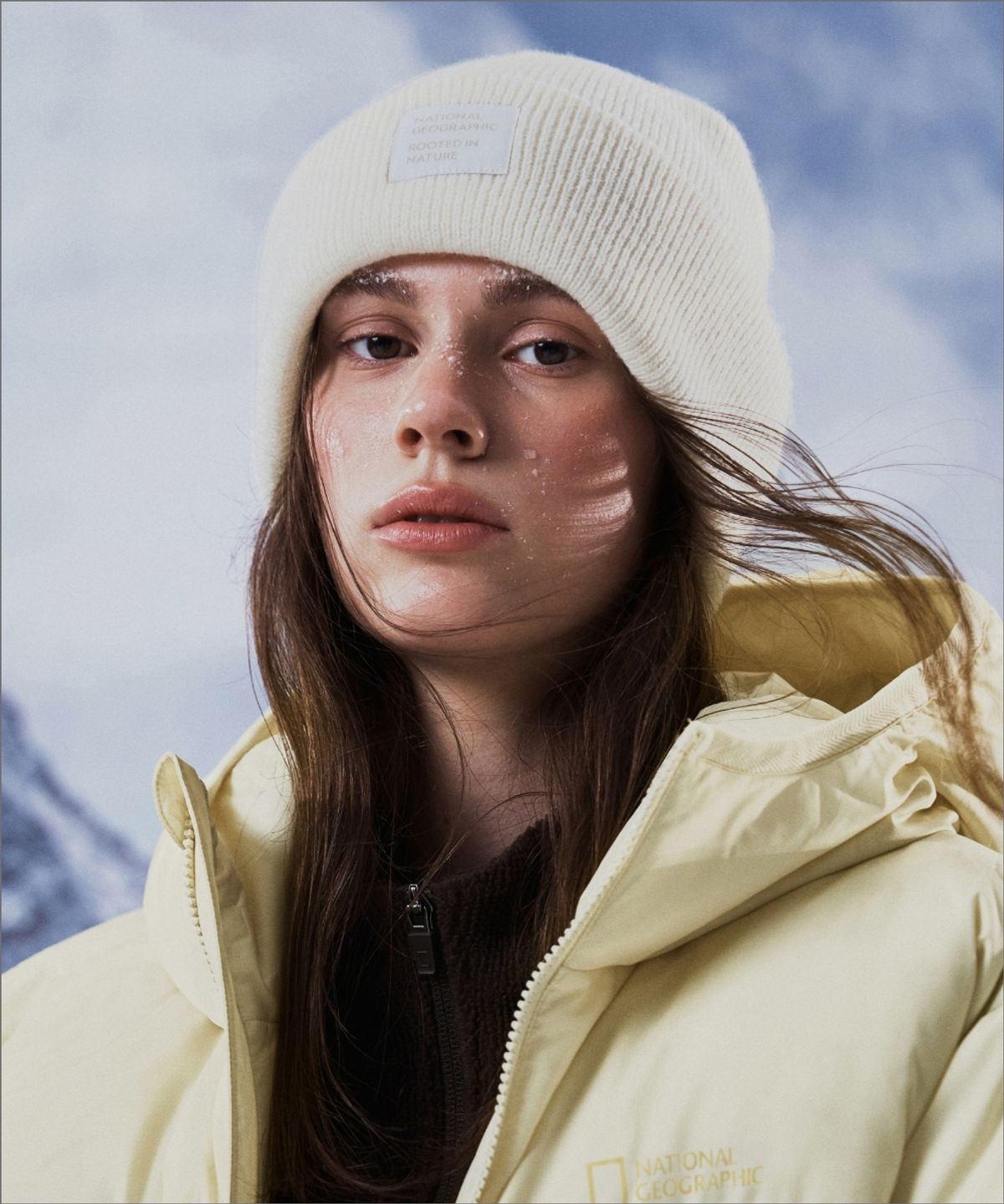 내셔널지오그래픽(NATIONALGEOGRAPHIC) N253AHA100 플레인 비니 IVORY